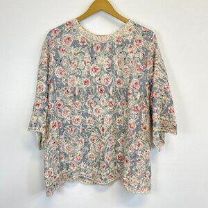 Solitaire Floral Crochet Bohemian Cottagecore Top